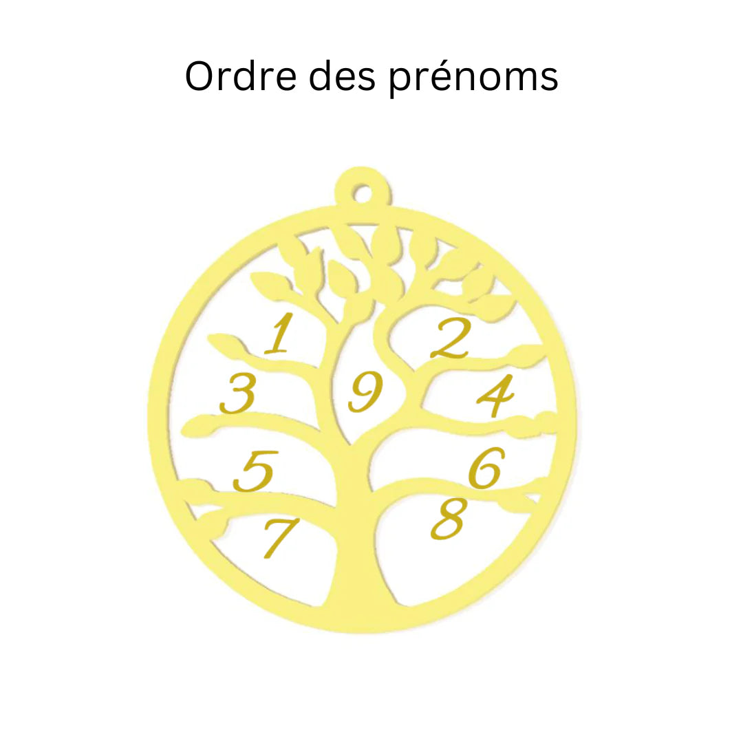 COLLIER ARBRE DE VIE PRÉNOMS
